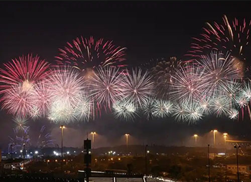 曲水县焰火晚会